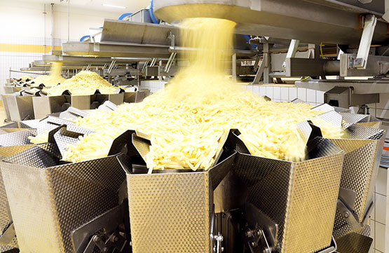 Ishida炸薯条称重