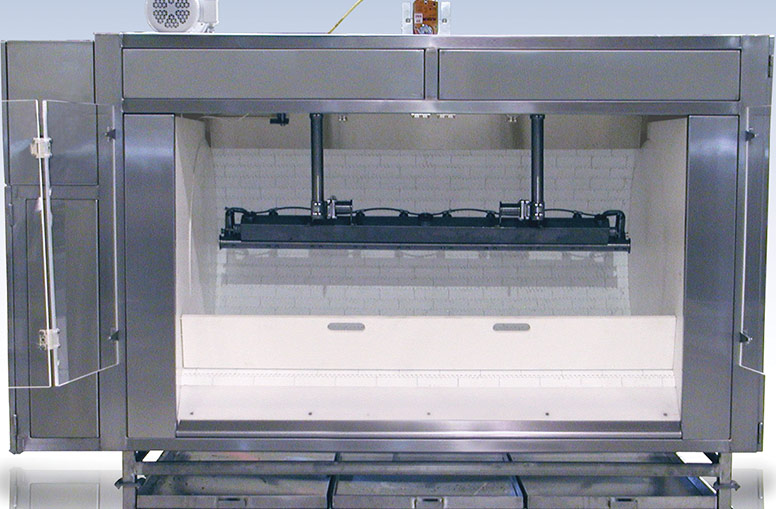 皮带涂布机，可选配巧克力喷雾系统