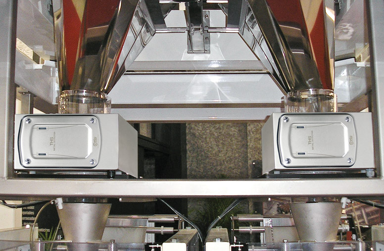 CEIA THS/G21重力给袋机产品金属探测器