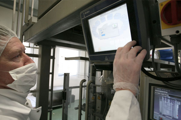 多头秤秤控制面板