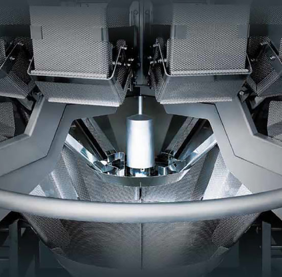 打开用于冲洗环境的框架多头秤