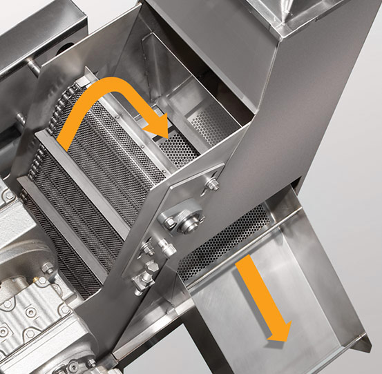 电动抓箱用于快餐食品和玉米产品油过滤