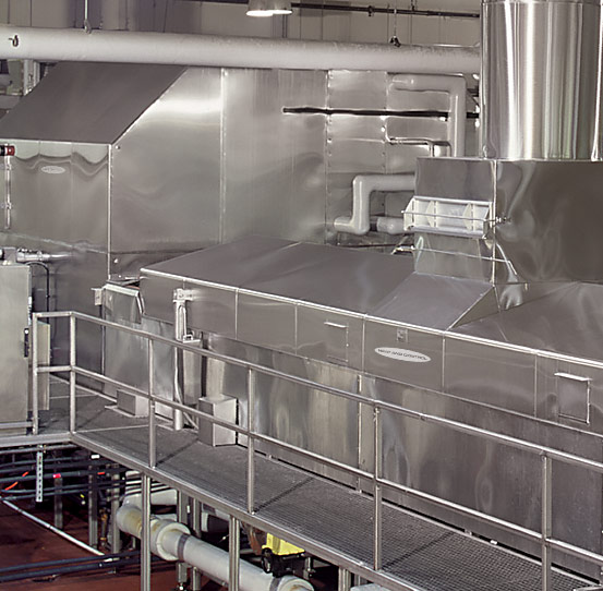 去除薯片表面的油脂以降低其脂肪含量