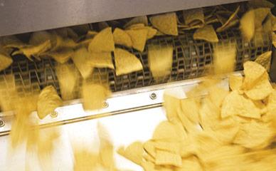 玉米和玉米粉圆饼油炸系统