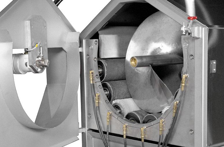 连续削皮器 - 垫圈开口