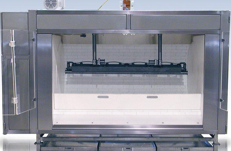 皮带涂布机，可选配巧克力喷雾系统